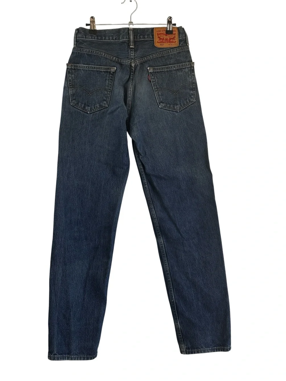 Levi’s 550 Relaxed Fit Dark Wash Jeans 30x34 Vintage Y2K Skater Streetwear